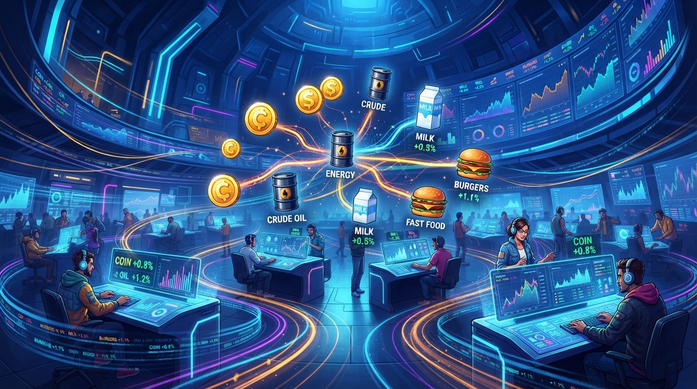 Robinhood链上CME发射台：用天然气、牛奶和汉堡给Meme定价，万物皆可组池