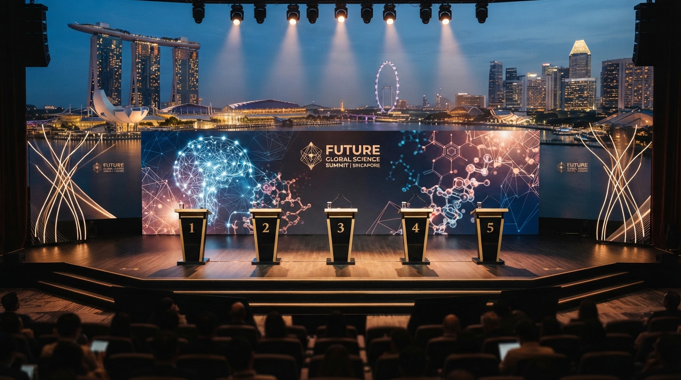 五位诺奖得主同台新加坡，这场AI科学峰会谈了什么