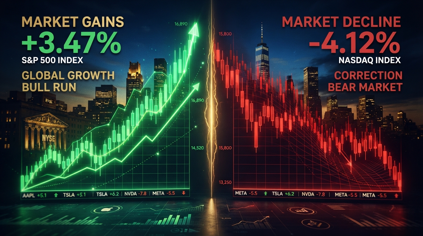 美股“隐形熊市”真相:指数逼近新高,84%成分股却在下跌